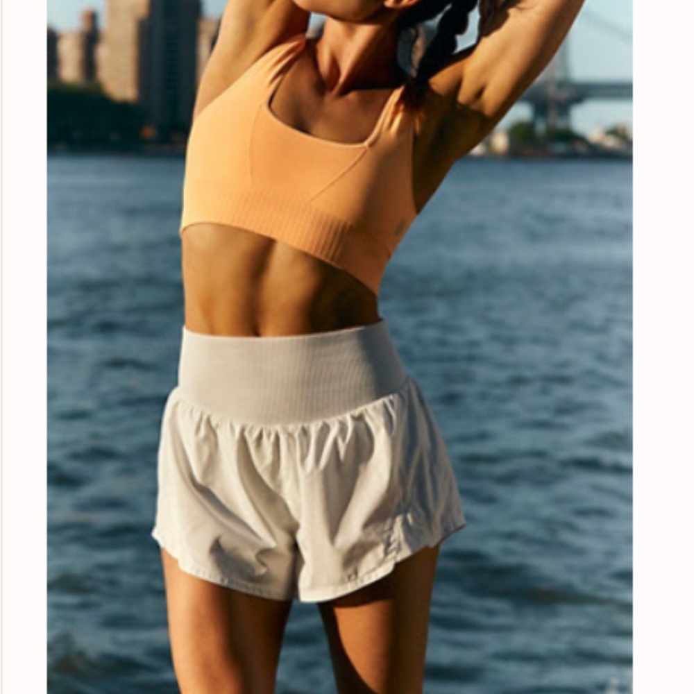 Free People Carpe Diem White Shorts